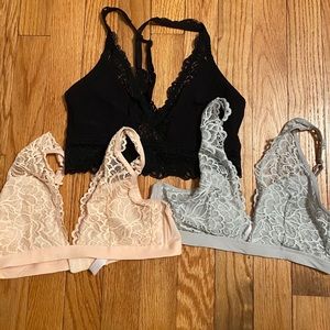 Lot of 3 small Target brand bralette